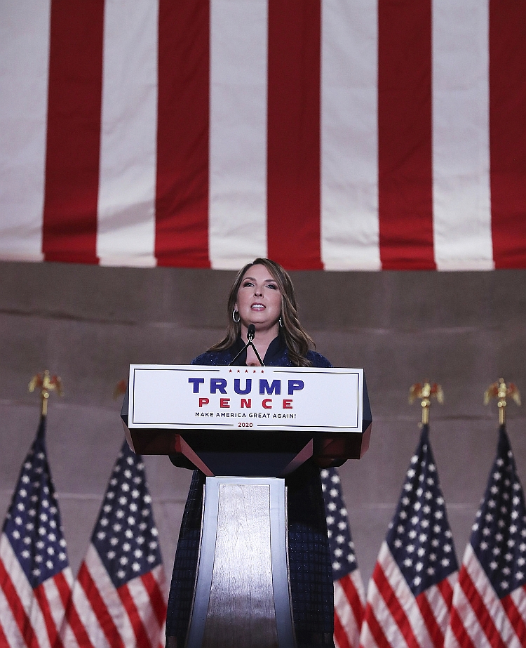 Ronna McDaniel at the Republican National Convention on August 24, 2020.